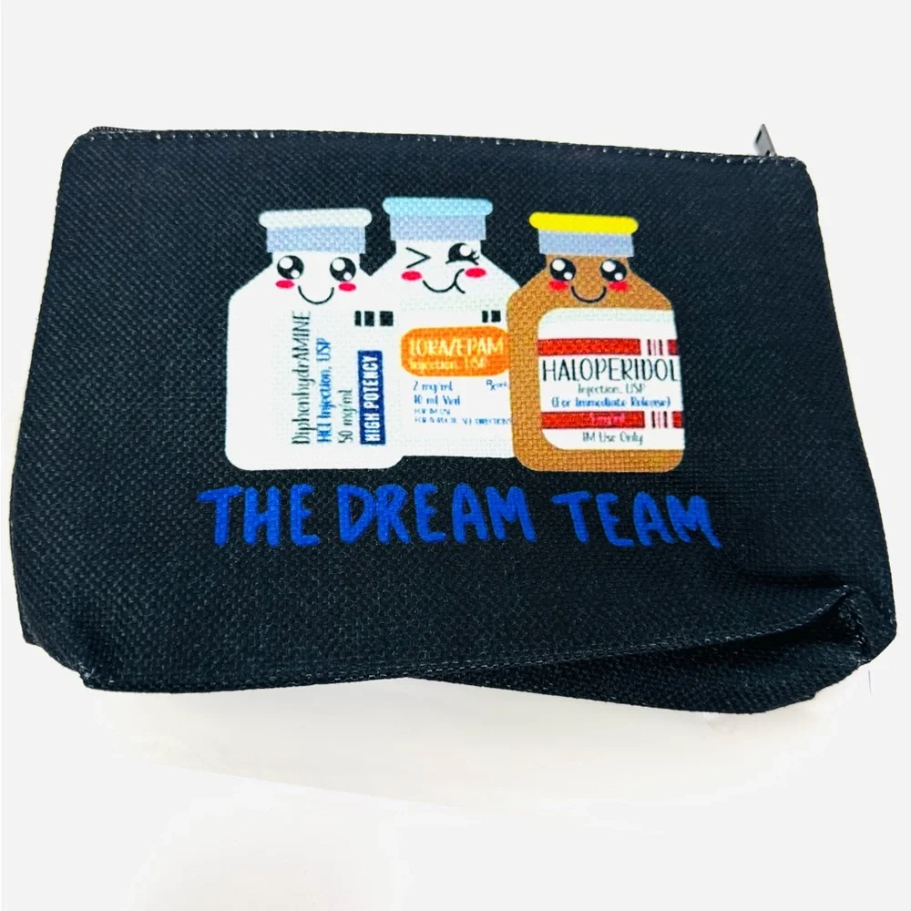 NEW Dream Team Zipper Pouch Makeup Bag